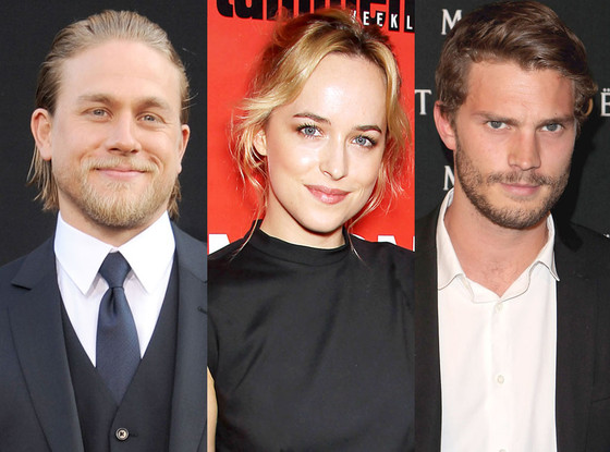 Jamie Dornan, Dakota Johnson, Charlie Hunnam Jamie Dornan, Dakota Johnson, Charlie Hunnam